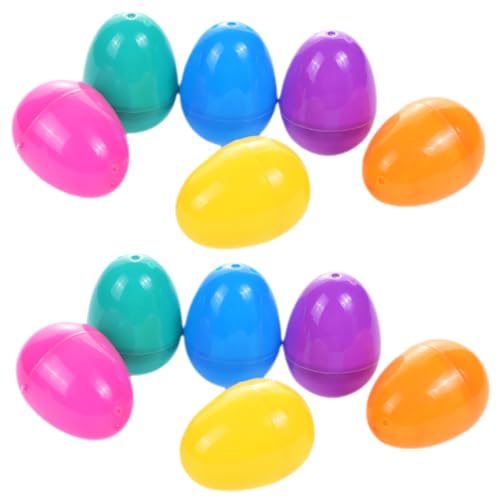 Vaguelly 20 Stück Teiliges Füllbare Ostereier aus Kunststoff Realistische Eierschalenoptik Stabile Geschenkboxen für Osterdekoration Party Deko und Ostereiersuche von Vaguelly