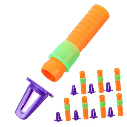 Vaguelly 20 Stück Teiliges Kunststoff Ölgemälde Stiftverlängerungsset Praktischer Crayon Extender Halter Leichter und Kompakter Wachsmalstift Verlängerer für Schule Büro und Zuhause von Vaguelly