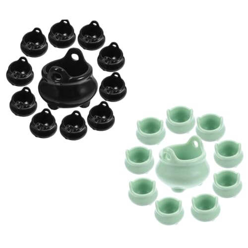 Vaguelly 20 Stück halloween halloween toys halloween party dekoration wohnzimmerdeko Figur Dekorationen Szene Mini-Halloween-Kessel Miniatur-Kesselspielzeug Plastik Vaguelly 20 Stück halloween halloween toys halloween party dekoration wohnzimmerdeko Figur Dekorationen Szene Mini-Halloween-Kessel Miniatur-Kesselspielzeug Plastik von Vaguelly