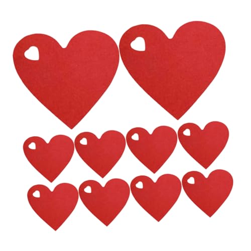 Vaguelly 200 Stück Rotes Liebesherz Zum Aufhängen Herz Etiketten Valentinstag Etiketten Valentinstag Etiketten Valentinstag Versorgungspapier von Vaguelly