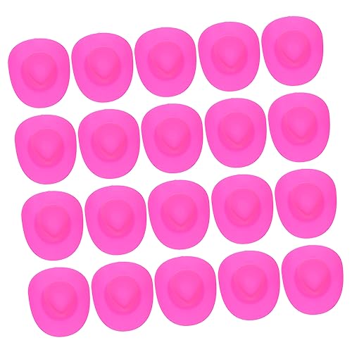 Vaguelly 20pcs Mini Hut Puppe Kleidung Zubehör Tiny Hut Für Puppen Miniatur Hut Set Puppe Spielzeug von Vaguelly