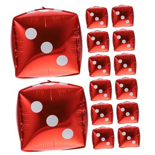 Vaguelly 20Stücke Würfelförmige Aluminiumfolie Luftballons Themen Partydekoration Aufblasbare Für Unvergessliche Feiern Für Geburtstags Und Spieleveranstaltungen Vaguelly 20Stücke Würfelförmige Aluminiumfolie Luftballons Themen Partydekoration Aufblasbare Für Unvergessliche Feiern Für Geburtstags Und Spieleveranstaltungen von Vaguelly
