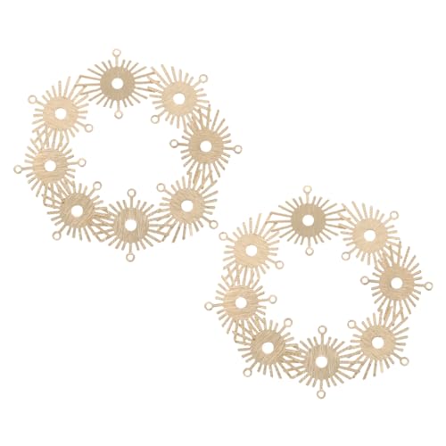Vaguelly 20stücke Sonnenblumen Hohle Blumen Charms Für Schmuckherstellung Vintage Dangle Ohrringe Und Armbänder Für Kreative Designs Und Persönliche von Vaguelly