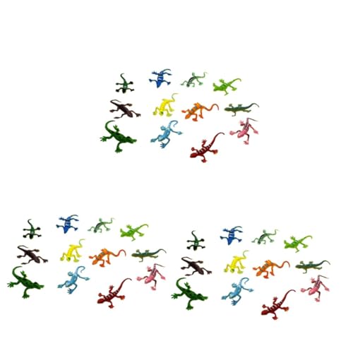 Vaguelly 21 STK Eidechsenfiguren-Spielzeug kindergeburtstags mitgebsel sammeltassen Fantasieentwicklung Spielzeug Spielzeuge Kinderspielzeug Eidechsenfigur für Kinder Mini Gecko von Vaguelly