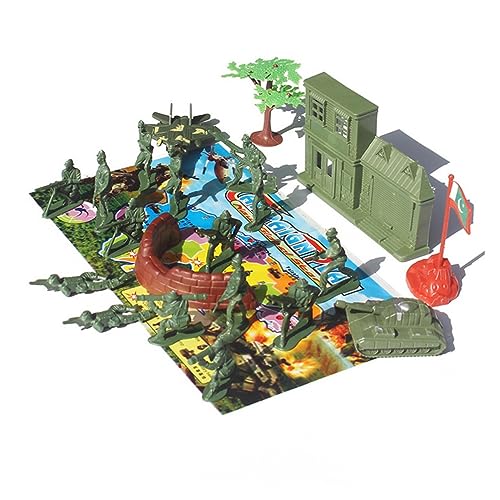 Vaguelly 21St militärisches Mini-Modell Spielzeug Set kindergeburtstags mitgebsel boytoy Sandkasten fantasievolles Spiel Modelle Sodier-Modell militärisches Modell einstellen von Vaguelly