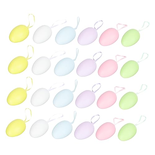 Vaguelly 24St osterei hängen Ornamente Eierhalter Ei-Cracker gefälschtes Ei Spender easter egg decoration handbemalte ostereier Osterdekorationen Eier hängende Anhänger Partyzubehör Plastik Vaguelly 24St osterei hängen Ornamente Eierhalter Ei-Cracker gefälschtes Ei Spender easter egg decoration handbemalte ostereier Osterdekorationen Eier hängende Anhänger Partyzubehör Plastik von Vaguelly