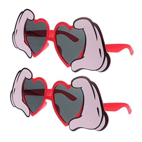 Vaguelly 2Stücke Lustige Herz Haltende Brille Für Partys Kreative Foto Requisiten Für Geburtstagsfeiern Und Feste Partybedarf Unisex von Vaguelly
