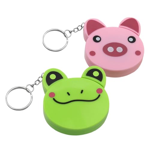 Vaguelly 2 Stück Mini-nähmaßbänder für Jungen und Mädchen Entzückendes Tierdesign Flexibles Maßband Einziehbare Funktion Vaguelly 2 Stück Mini-nähmaßbänder für Jungen und Mädchen Entzückendes Tierdesign Flexibles Maßband Einziehbare Funktion von Vaguelly