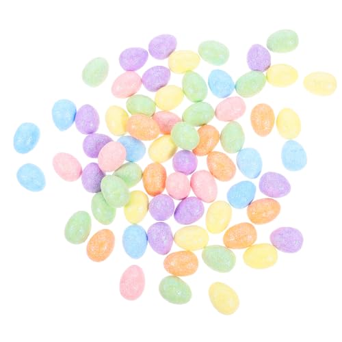 Vaguelly 3 Bunte Schaumeier schäumt Eierdekor Osterszenendekor Osterszenen-Deko-Requisite ei zum selber basteln ostern dekoratives ei Osterei-Dekore DIY-Ostereier Osterdekor von Vaguelly