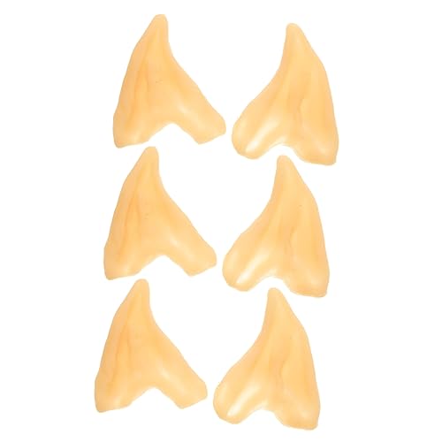Vaguelly 3 Paare Halloween Cosplay Elfenohren aus Latex Weiche Spitze Ohr Accessoires für Party Karneval Weihnachtskostüm und Maskerade Hautfreundlich und Langlebig Vaguelly 3 Paare Halloween Cosplay Elfenohren aus Latex Weiche Spitze Ohr Accessoires für Party Karneval Weihnachtskostüm und Maskerade Hautfreundlich und Langlebig von Vaguelly