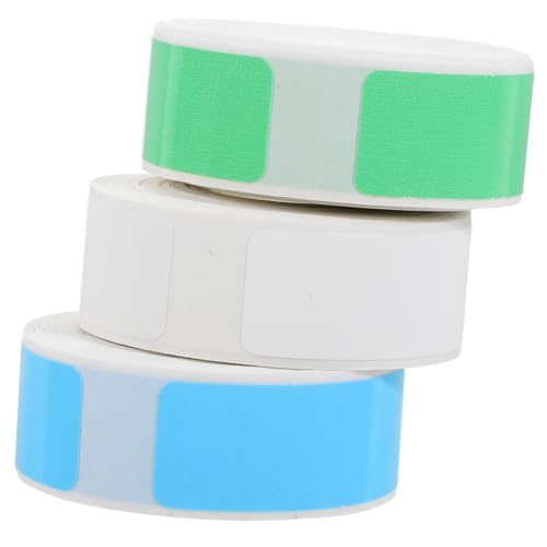 Vaguelly 3 Rollen Selbstklebende Etiketten Blanko Diy Aufkleber für Drucker Wiederverwendbar für Schmuckgeschäfte und Organisation Vaguelly 3 Rollen Selbstklebende Etiketten Blanko Diy Aufkleber für Drucker Wiederverwendbar für Schmuckgeschäfte und Organisation von Vaguelly
