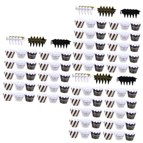 Vaguelly 3 Sätze Abschlusstorte Umgeben Kuchen Cupcake-papiere Für Den Abschluss Jumbo Gold Abschlussfeier Cupcake Dekoration Abschlussfeier Party Dekoration Dessert-topper 24 Stück * 3 Vaguelly 3 Sätze Abschlusstorte Umgeben Kuchen Cupcake-papiere Für Den Abschluss Jumbo Gold Abschlussfeier Cupcake Dekoration Abschlussfeier Party Dekoration Dessert-topper 24 Stück * 3 von Vaguelly