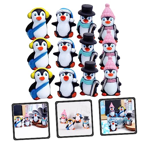 Vaguelly 3 Sätze Teiliges Miniatur Pinguin Figuren Detailreiche Kleine Pinguin Deko Für Kuchen Und Fotorequisiten Für Und Party 12 Stücke * 3 Vaguelly 3 Sätze Teiliges Miniatur Pinguin Figuren Detailreiche Kleine Pinguin Deko Für Kuchen Und Fotorequisiten Für Und Party 12 Stücke * 3 von Vaguelly