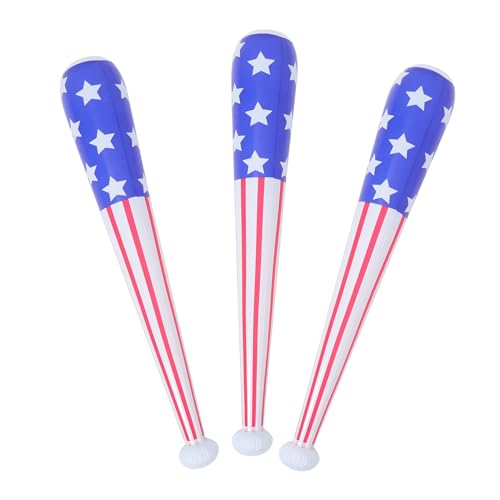 Vaguelly 3 Stück Baseballschlägerspielzeug sportsachen sportartikel geburtstagsdeko Baseballschläger Baseball Dekoration aufblasbares Stockspielzeug Partygeschenk PVC Vaguelly 3 Stück Baseballschlägerspielzeug sportsachen sportartikel geburtstagsdeko Baseballschläger Baseball Dekoration aufblasbares Stockspielzeug Partygeschenk PVC von Vaguelly
