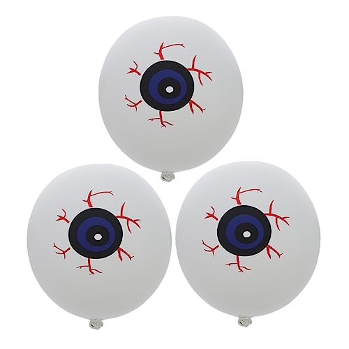 Vaguelly 3 Stück Halloween Augen Luftballons Weiße Runde Party Dekoration Wiederverwendbar Robust und Langlebig für Halloween Fest Geburtstagsfeier und Foto Requisiten Vaguelly 3 Stück Halloween Augen Luftballons Weiße Runde Party Dekoration Wiederverwendbar Robust und Langlebig für Halloween Fest Geburtstagsfeier und Foto Requisiten von Vaguelly