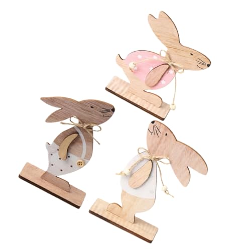 Vaguelly 3 Stück Osterdeko Holz Hase Osterhasen Aufsteller Tischdekoration aus Holz für Festliche Anlässe Kreative und Langlebige Ostern für Zuhause und Büro Vaguelly 3 Stück Osterdeko Holz Hase Osterhasen Aufsteller Tischdekoration aus Holz für Festliche Anlässe Kreative und Langlebige Ostern für Zuhause und Büro von Vaguelly