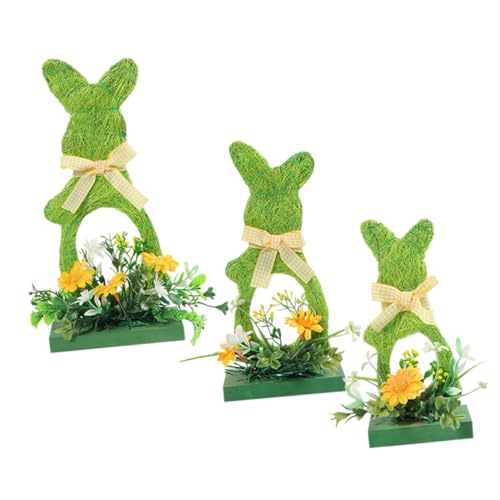 Vaguelly 3 Stück Osterei-Hasen-Verzierung drinnen Kaninchen Wohnkultur Dekorationen Ornamente Hase Regalsitter Frühlingsdekoration Hasendesktop -Statue Tischdeko Hase Holz Vaguelly 3 Stück Osterei-Hasen-Verzierung drinnen Kaninchen Wohnkultur Dekorationen Ornamente Hase Regalsitter Frühlingsdekoration Hasendesktop -Statue Tischdeko Hase Holz von Vaguelly