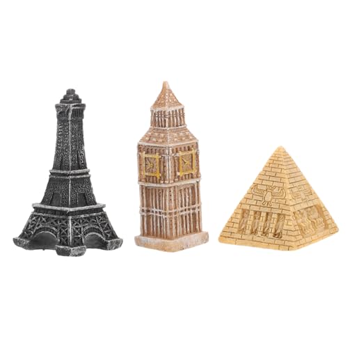 Vaguelly 3 Stück Teiliges Miniatur Weltwunder Deko Eiffelturm Realistische Miniaturaccessoires für Kreative Raumgestaltung und Einzigartige Dekoration Vaguelly 3 Stück Teiliges Miniatur Weltwunder Deko Eiffelturm Realistische Miniaturaccessoires für Kreative Raumgestaltung und Einzigartige Dekoration von Vaguelly