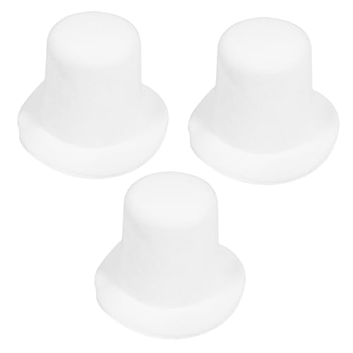 Vaguelly 3 Stück Teiliges Puppenhüte für Bastelprojekte Kleine DIY Hüte Mini Hüte für Puppenmode und Dekoration für Kreative und Bastelenthusiasten von Vaguelly