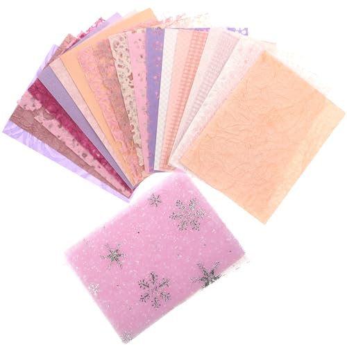 Vaguelly 30 Blätter Sammelalbum Liefert Scrapbook-Materialien Scrapbooking-Materialien Journaling-zubehör Handwerksbedarf Rosa Papier von Vaguelly