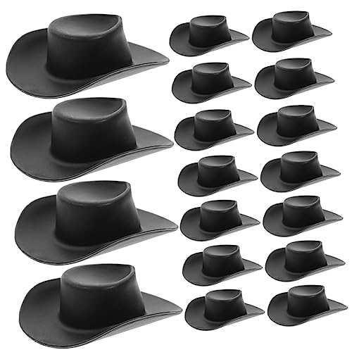 Vaguelly 30 Stück Mini-Cowboyhut Puppenmodell Kostüm Hut Frauen Weiß Hüte Masse Party Kuh kinderspielzeuge Puppenhut Spielzeughüte Puppenhüte basteln entzückende Mini-Hüte Plastik Black Vaguelly 30 Stück Mini-Cowboyhut Puppenmodell Kostüm Hut Frauen Weiß Hüte Masse Party Kuh kinderspielzeuge Puppenhut Spielzeughüte Puppenhüte basteln entzückende Mini-Hüte Plastik Black von Vaguelly