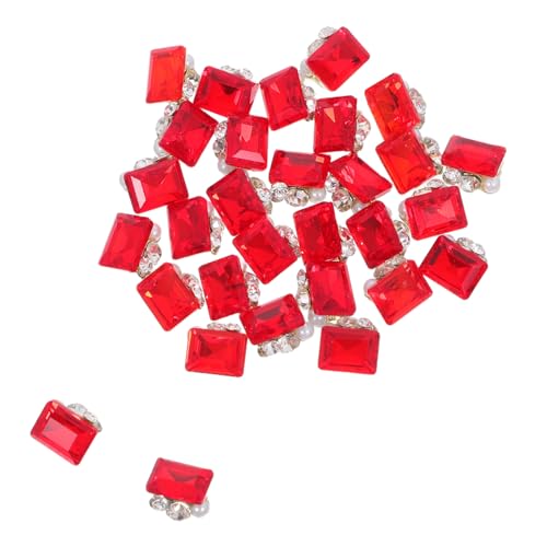 Vaguelly 30 Stück Teiliges Rote Nagelstrasssteine für Maniküre Langlebige Leuchtende Nail Art Dekorationen Einfach Anzubringen Robuste Kleine Schmucksteine für Frauen und Mädchen Geeignet Vaguelly 30 Stück Teiliges Rote Nagelstrasssteine für Maniküre Langlebige Leuchtende Nail Art Dekorationen Einfach Anzubringen Robuste Kleine Schmucksteine für Frauen und Mädchen Geeignet von Vaguelly