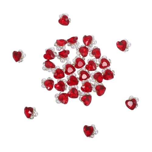 Vaguelly 30-teiliger Nagelschmuck: Rote Strasssteine für Damen, schillernde Charms für die Nagelkunst, Maniküre – Mini-Dekorationen aus künstlichen Edelsteinen für Zuhause und den Maniküresalon Vaguelly 30-teiliger Nagelschmuck: Rote Strasssteine für Damen, schillernde Charms für die Nagelkunst, Maniküre – Mini-Dekorationen aus künstlichen Edelsteinen für Zuhause und den Maniküresalon von Vaguelly