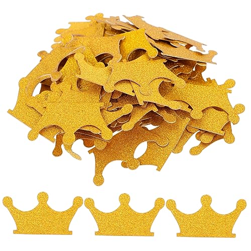 Vaguelly 300Stücke Doppelseitige Konfetti DIY Tischdeko für Geburtstagsfeiern Babypartys und Hochzeiten Goldene Papierschnipsel für Kreative Bastelprojekte von Vaguelly