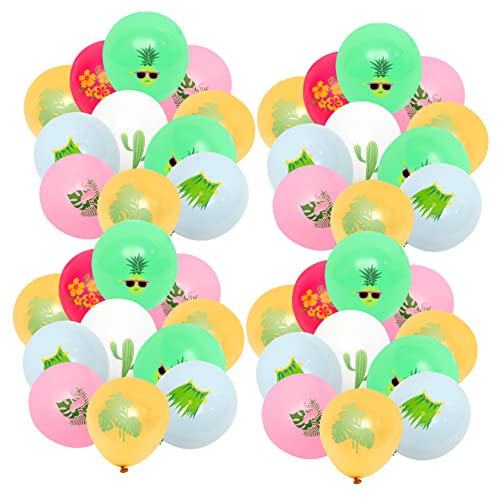 Vaguelly 30Stücke Hawaii Party Ballon Set Latexballons Mit Ananas Kakteen Und Tropischen Motiven Für Geburtstagsfeiern Und Feste Im Hawaii Party Dekoration von Vaguelly