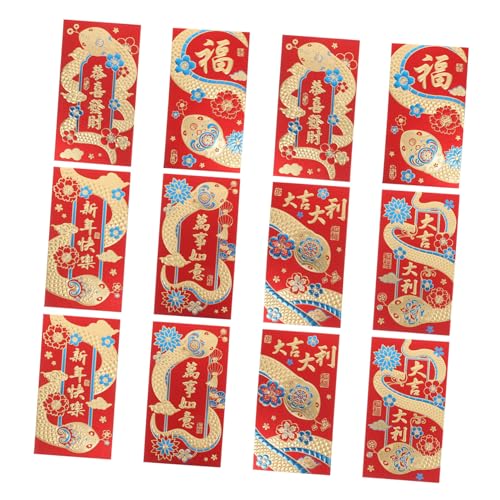 Vaguelly 36 Stück Chinesische Neujahrsumschläge Rote Glücksumschläge für Jahr Schlange und Geschenkumschläge für Frühlingsfest und Besondere Anlässe Vaguelly 36 Stück Chinesische Neujahrsumschläge Rote Glücksumschläge für Jahr Schlange und Geschenkumschläge für Frühlingsfest und Besondere Anlässe von Vaguelly