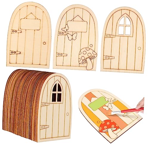 Vaguelly 36Stücke Mini Holz Feentüren Kreative Gartenornamente Designs für Dekoration Bastelprojekte und Weihnachtsdeko Abgerundete Ecken für Sichere Anwendung Vaguelly 36Stücke Mini Holz Feentüren Kreative Gartenornamente Designs für Dekoration Bastelprojekte und Weihnachtsdeko Abgerundete Ecken für Sichere Anwendung von Vaguelly