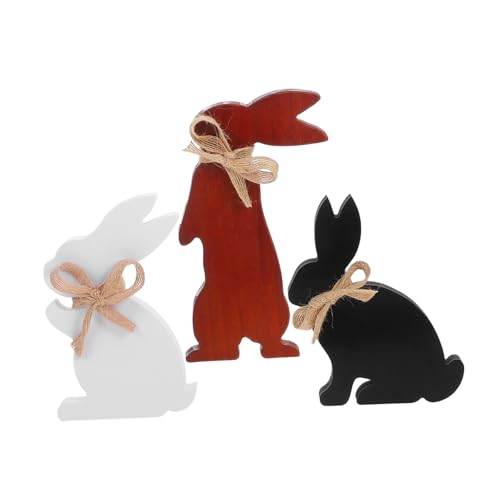 Vaguelly 3Stücke Teiliges Rustikale Holz Osterhasen Tischdekoration Handgefertigte Hase Ornamente Für Osterfeier Für Zuhause Vaguelly 3Stücke Teiliges Rustikale Holz Osterhasen Tischdekoration Handgefertigte Hase Ornamente Für Osterfeier Für Zuhause von Vaguelly