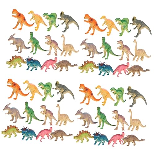 Vaguelly 4 Sätze Dinosaurier-Spielzeug kindergeburtstags mitgebsel Dino Figuren Feenspielzeug für Mädchen Mini-Spielzeug Spielzeuge Modelle kognitives Modell der Dinosaurier Dekoration von Vaguelly