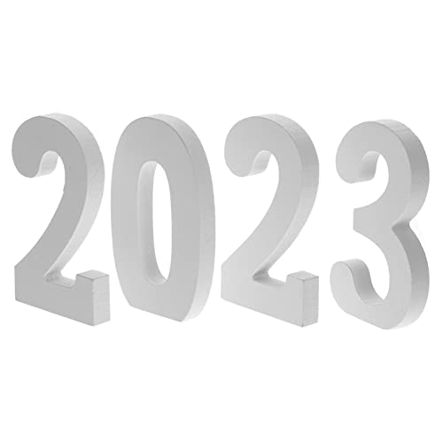 Vaguelly 4 Stück Digitale Holzdekoration Zahlen 2023 Tischschild 2023 Wortzeichen Hochzeitsdeko Holzhochzeitstischnummern Nummernstatue Aus Holz Tisch Nummer Weiß Hölzern Vaguelly 4 Stück Digitale Holzdekoration Zahlen 2023 Tischschild 2023 Wortzeichen Hochzeitsdeko Holzhochzeitstischnummern Nummernstatue Aus Holz Tisch Nummer Weiß Hölzern von Vaguelly