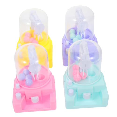 Vaguelly 4 Stück Mini Greifmaschine für Interaktives Spielzeugset mit Gelb Blau Fördert Kognitive Fähigkeiten und Feinmotorik für Partys und Spielspaß von Vaguelly