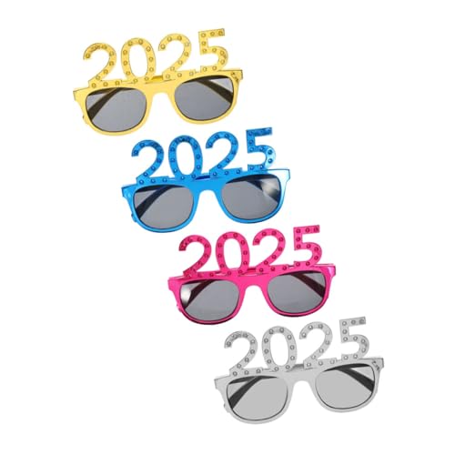Vaguelly 4 Stück Partybrille Glitzernde Quadratische Brillen Spaßige Tanzbrillen Fotorequisiten Silvester Geburtstag Feier Zubehör Vaguelly 4 Stück Partybrille Glitzernde Quadratische Brillen Spaßige Tanzbrillen Fotorequisiten Silvester Geburtstag Feier Zubehör von Vaguelly