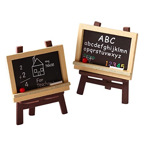 Vaguelly 4 Stück Puppenhaus Staffelei Tafel Für Mini-tafeln Miniatur-staffelei Miniaturtafel Miniatur-puppenhauszubehör Mini-zubehör Staffelei Mikrospielzeug Holz Vaguelly 4 Stück Puppenhaus Staffelei Tafel Für Mini-tafeln Miniatur-staffelei Miniaturtafel Miniatur-puppenhauszubehör Mini-zubehör Staffelei Mikrospielzeug Holz von Vaguelly