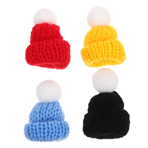 Vaguelly 4 Stück Puppenmütze Puppenhüte kleine Hüte Mini-Mütze aus Wollgarn Mini-Mützen aus Garn Mini-Hut Mini-Süßigkeit kleine Puppe Strickmützen Christbaumschmuck Mini- -Dekore Stoff Vaguelly 4 Stück Puppenmütze Puppenhüte kleine Hüte Mini-Mütze aus Wollgarn Mini-Mützen aus Garn Mini-Hut Mini-Süßigkeit kleine Puppe Strickmützen Christbaumschmuck Mini- -Dekore Stoff von Vaguelly