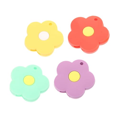 Vaguelly 4 Stück Schlüsselbox Beschützer Blume Schlüssel Topper schlüsselbund anhänger keycap sets schlüsseletui schlüsselanhänger Hausschlüssel-Abdeckungskappen Tastenkappen Kieselgel von Vaguelly