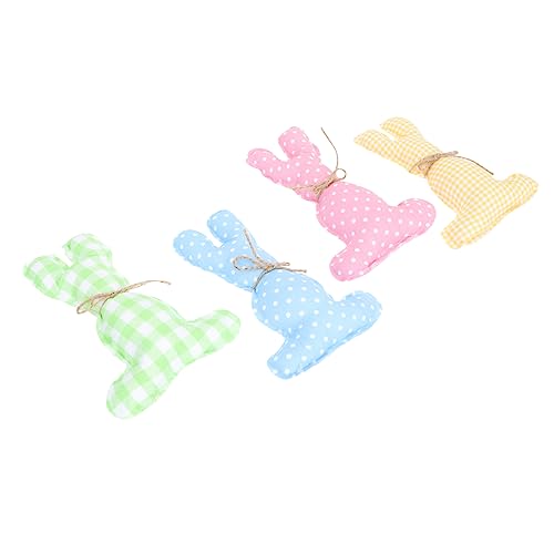 Vaguelly 4 Stück Stoff Kaninchen Ornamente Hasendekoration Stoffkaninchen schmücken Stoffhasenverzierung Hasen-Ornamente Hasenfiguren Tischdeko Hase Baumwolle Colorful Vaguelly 4 Stück Stoff Kaninchen Ornamente Hasendekoration Stoffkaninchen schmücken Stoffhasenverzierung Hasen-Ornamente Hasenfiguren Tischdeko Hase Baumwolle Colorful von Vaguelly