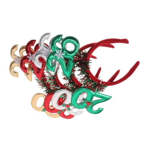 Vaguelly 4 Stück Teiliges Year Headband mit Glitzer-tiara Schneeflocken und Beerendekor Leichtes Party-stirnband für Festliche Silvesterfeiern Bequemes Neujahrs-accessoire für Foto und Vaguelly 4 Stück Teiliges Year Headband mit Glitzer-tiara Schneeflocken und Beerendekor Leichtes Party-stirnband für Festliche Silvesterfeiern Bequemes Neujahrs-accessoire für Foto und von Vaguelly