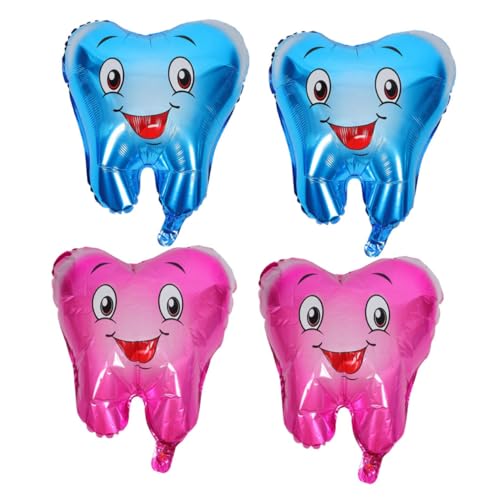 Vaguelly 4 Stück Zahnballon Dekorationen Kindergarten Zahnpartyzubehör party dekoration shower Luftballons Zähne Thema Ballon Zahnbanner Zahn Ballon Folienballons Aluminiumfolie Vaguelly 4 Stück Zahnballon Dekorationen Kindergarten Zahnpartyzubehör party dekoration shower Luftballons Zähne Thema Ballon Zahnbanner Zahn Ballon Folienballons Aluminiumfolie von Vaguelly