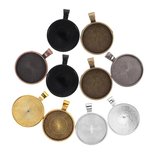 Vaguelly 40 Stück Runde Bezel Anhänger Trays aus Metall Blanko Schmuck Basis für DIY Ohrringe Halsketten und Armbänder Vielseitige Glatte Anhänger Basis zum Kreativen Schmuckbasteln Vaguelly 40 Stück Runde Bezel Anhänger Trays aus Metall Blanko Schmuck Basis für DIY Ohrringe Halsketten und Armbänder Vielseitige Glatte Anhänger Basis zum Kreativen Schmuckbasteln von Vaguelly