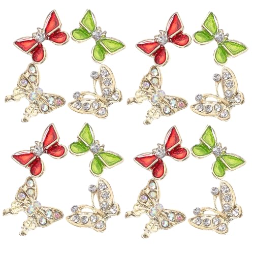 Vaguelly 40 Stück Schmetterling Nagel Charms Nail Art Schmuck Maniküre Dekoration DIY für Naturnägel und Kunstnägel Glitzernde Nagelsteine Kreative Nagelverzierung für Damen Vaguelly 40 Stück Schmetterling Nagel Charms Nail Art Schmuck Maniküre Dekoration DIY für Naturnägel und Kunstnägel Glitzernde Nagelsteine Kreative Nagelverzierung für Damen von Vaguelly