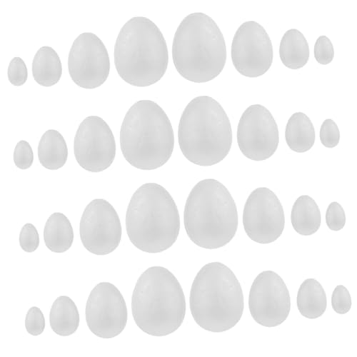 Vaguelly 40 Stück Teiliges Ostereier zum Bemalen DIY Handgemachte Ostereier für Bastelbedarf für Ostern für Dekoration und Kreative Freizeitgestaltung Vaguelly 40 Stück Teiliges Ostereier zum Bemalen DIY Handgemachte Ostereier für Bastelbedarf für Ostern für Dekoration und Kreative Freizeitgestaltung von Vaguelly