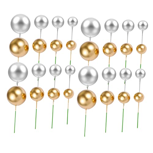 Vaguelly 40Stücke Cupcake Topper Farbige Kugeln für Kuchendekorationen für Geburtstagsfeiern und Verschiedenen Vaguelly 40Stücke Cupcake Topper Farbige Kugeln für Kuchendekorationen für Geburtstagsfeiern und Verschiedenen von Vaguelly