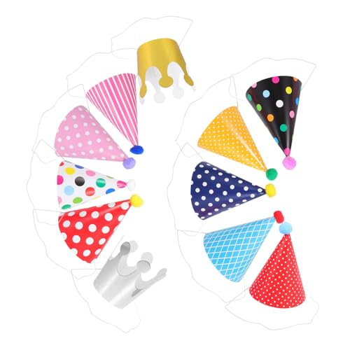 Vaguelly 44 Stück Teiliges Set Geburtstags Hüte mit Punkten und Farbenfrohe Partyhüte und für Rollenspiele und Fotorequisiten Accessoires für Kindergeburtstagsfeiern Vaguelly 44 Stück Teiliges Set Geburtstags Hüte mit Punkten und Farbenfrohe Partyhüte und für Rollenspiele und Fotorequisiten Accessoires für Kindergeburtstagsfeiern von Vaguelly