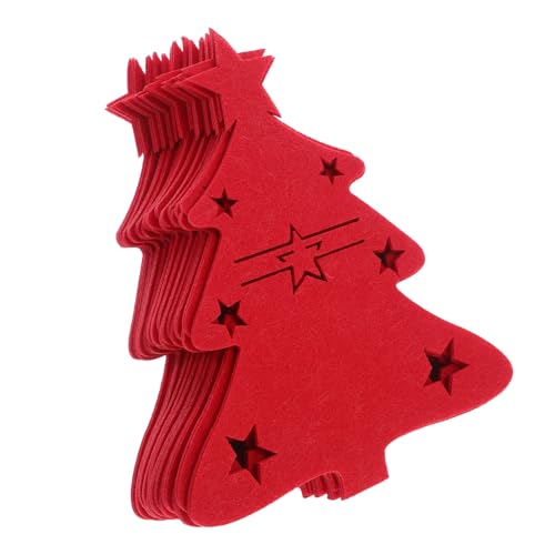 Vaguelly 48 Stück Teiliges Bestecktaschen aus Rotem Filz Weihnachtsbaum Besteckhalter für Gabeln und Löffel Nachhaltige Tischdekoration für Festliche Partys und Gemütliche Weihnachtsessen Vaguelly 48 Stück Teiliges Bestecktaschen aus Rotem Filz Weihnachtsbaum Besteckhalter für Gabeln und Löffel Nachhaltige Tischdekoration für Festliche Partys und Gemütliche Weihnachtsessen von Vaguelly