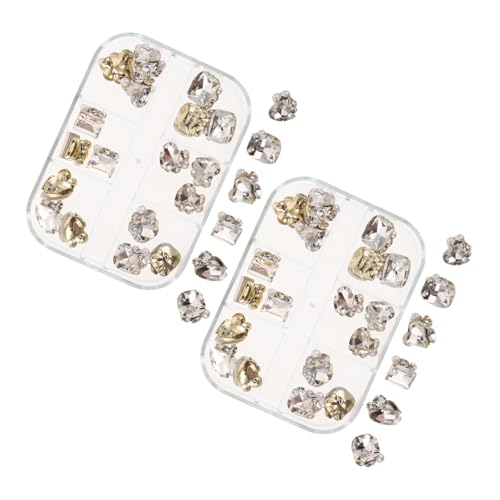 Vaguelly 48 Stück Teiliges Transparente Glas-nail-rhinestones Flach zum Basteln und DIY Nagelschmuck für Hochzeiten Partys Alltag Klare Kleine Schmucksteine für Individuelle Nagelkunst Vaguelly 48 Stück Teiliges Transparente Glas-nail-rhinestones Flach zum Basteln und DIY Nagelschmuck für Hochzeiten Partys Alltag Klare Kleine Schmucksteine für Individuelle Nagelkunst von Vaguelly