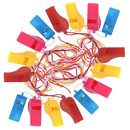 Vaguelly 48Stücke Sportpfeifen mit Lanyard Laute Trillerpfeifen für Sport Training und Partygeschenke Farbenfrohes Pfeifenspielzeug Vaguelly 48Stücke Sportpfeifen mit Lanyard Laute Trillerpfeifen für Sport Training und Partygeschenke Farbenfrohes Pfeifenspielzeug von Vaguelly